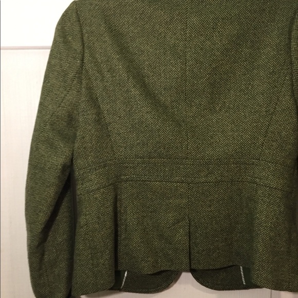 Twill green blazer - Picture 4 of 4